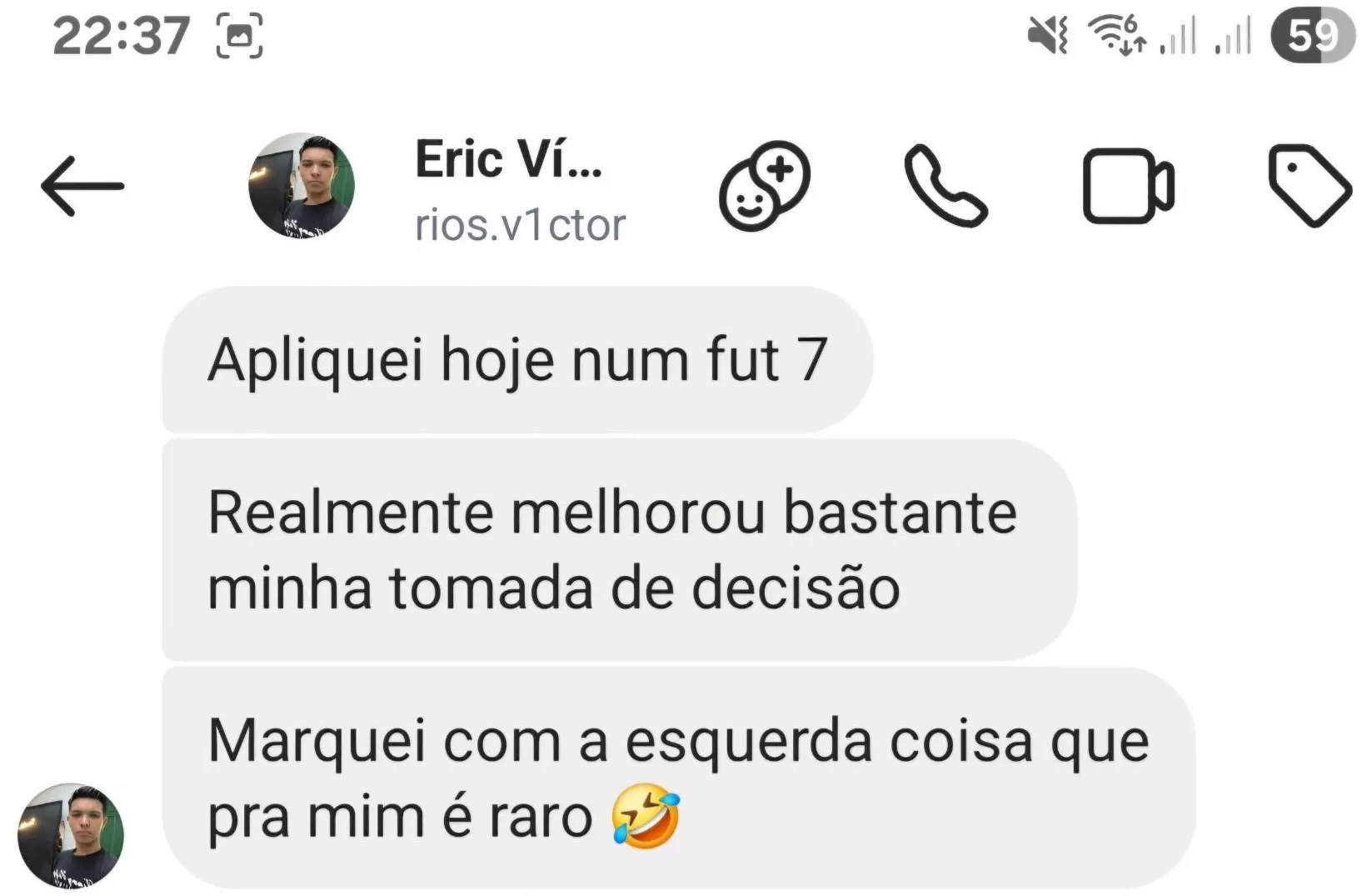 Depoimento Eric